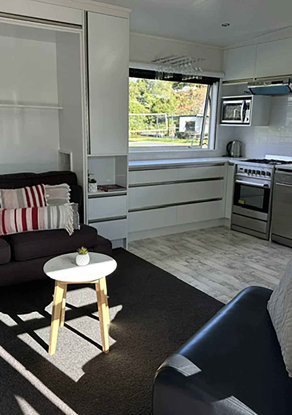 Premium Lakefront Cabin lounge largebg