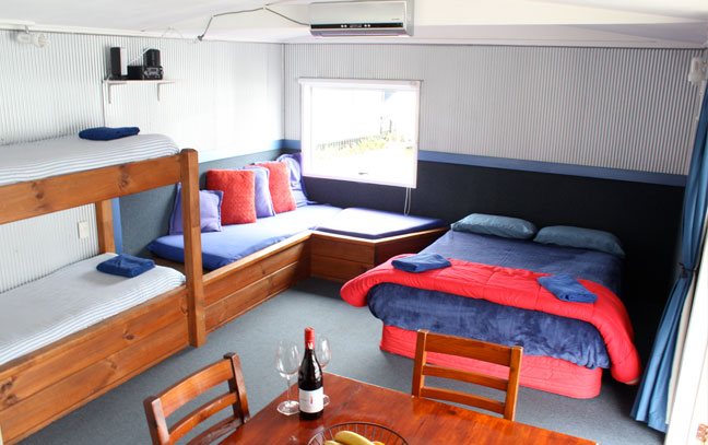 Self Contained Cabin at Lake Rotoiti Holiday Park
