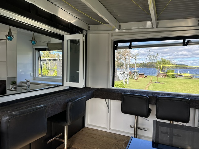 Premium Cabin enclosed outdoor area